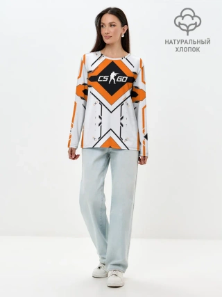 Лонгслив женский. Хлопок / Asiimov