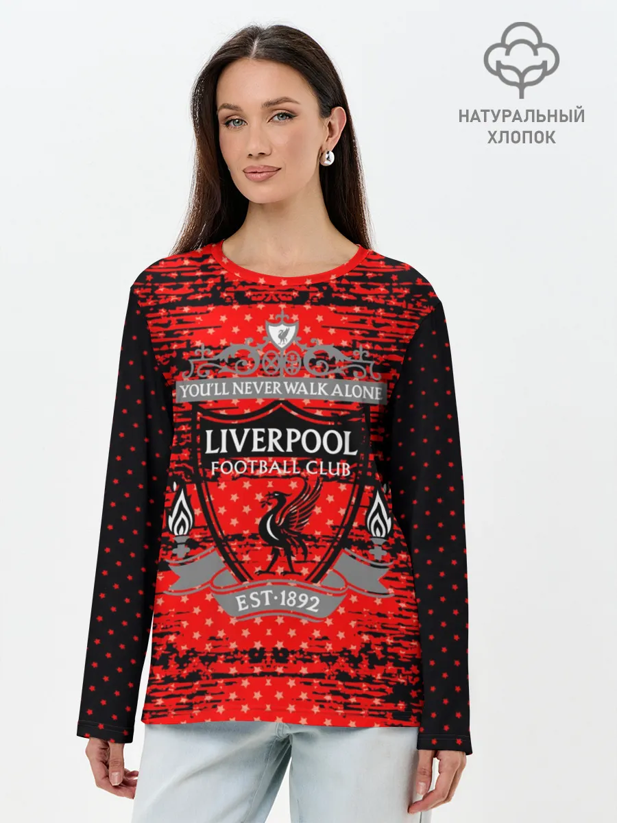 Лонгслив женский. Хлопок / Liverpool sport uniform