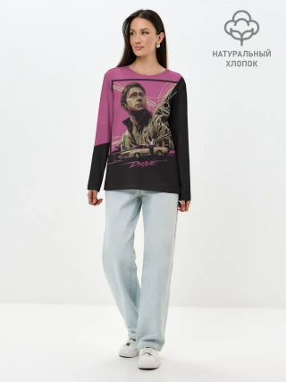 Лонгслив женский. Хлопок / Drive