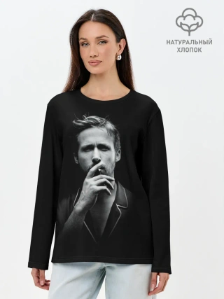 Лонгслив женский. Хлопок / Ryan Gosling