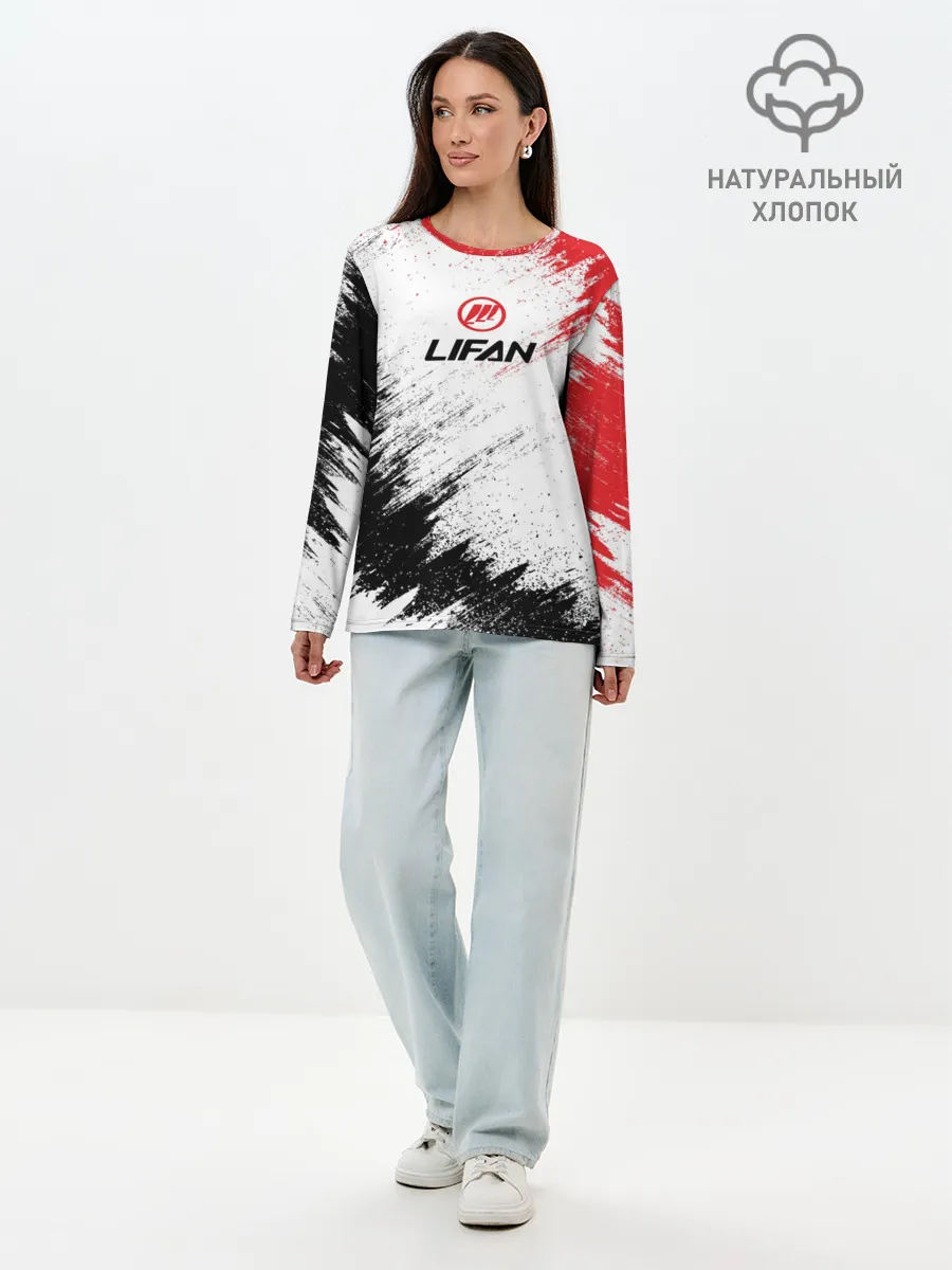 Лонгслив женский. Хлопок / LIFAN