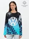 Лонгслив женский. Хлопок / Volkswagen sport auto motors