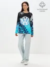 Лонгслив женский. Хлопок / Volkswagen sport auto motors