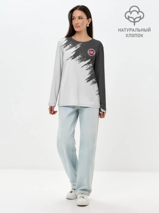 Лонгслив женский. Хлопок / FIAT