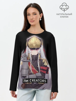 Лонгслив женский. Хлопок / Re:Creators 3