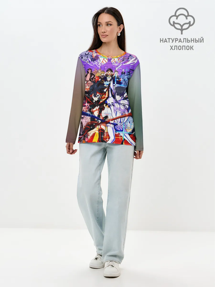 Лонгслив женский. Хлопок / Kill La Kill полный набор