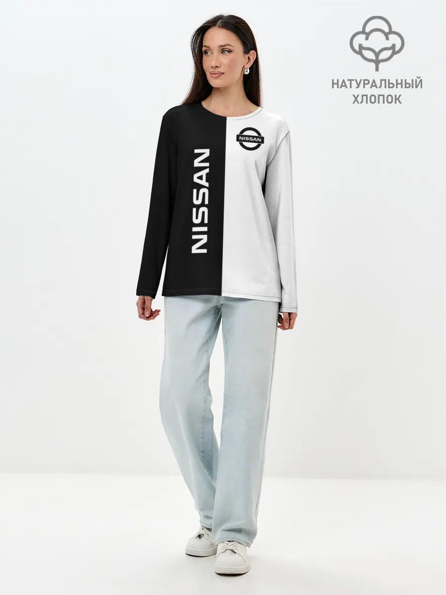 Лонгслив женский. Хлопок / Nissan
