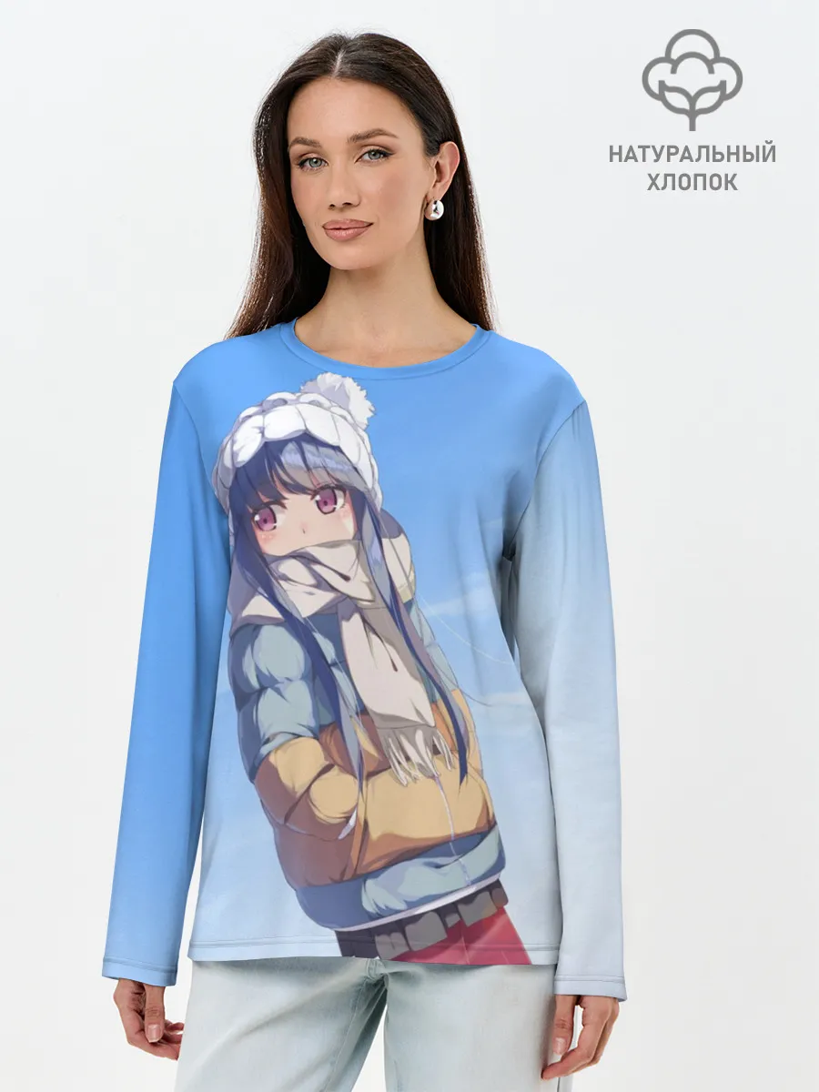 Лонгслив женский. Хлопок / Rin Shima