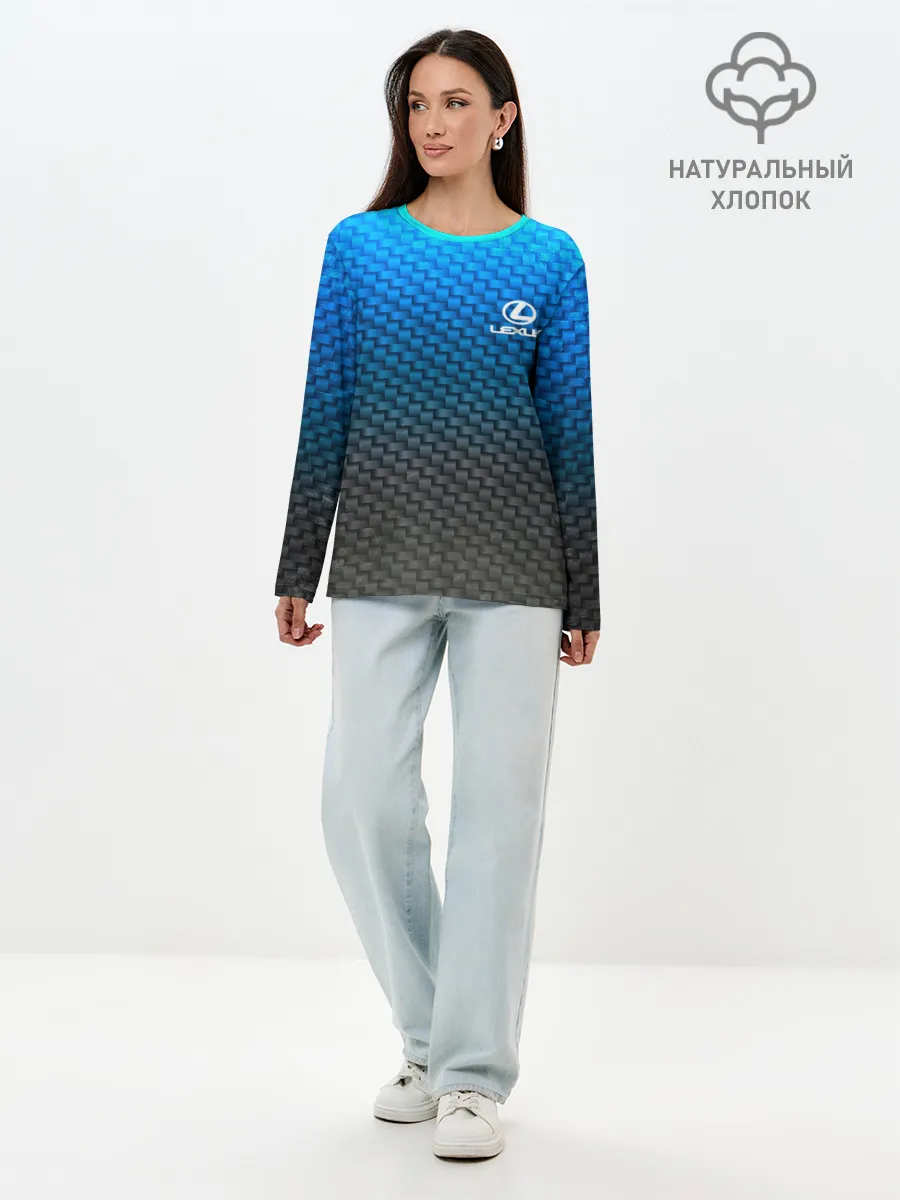 Лонгслив женский. Хлопок / LEXUS COLLECTION CARBON