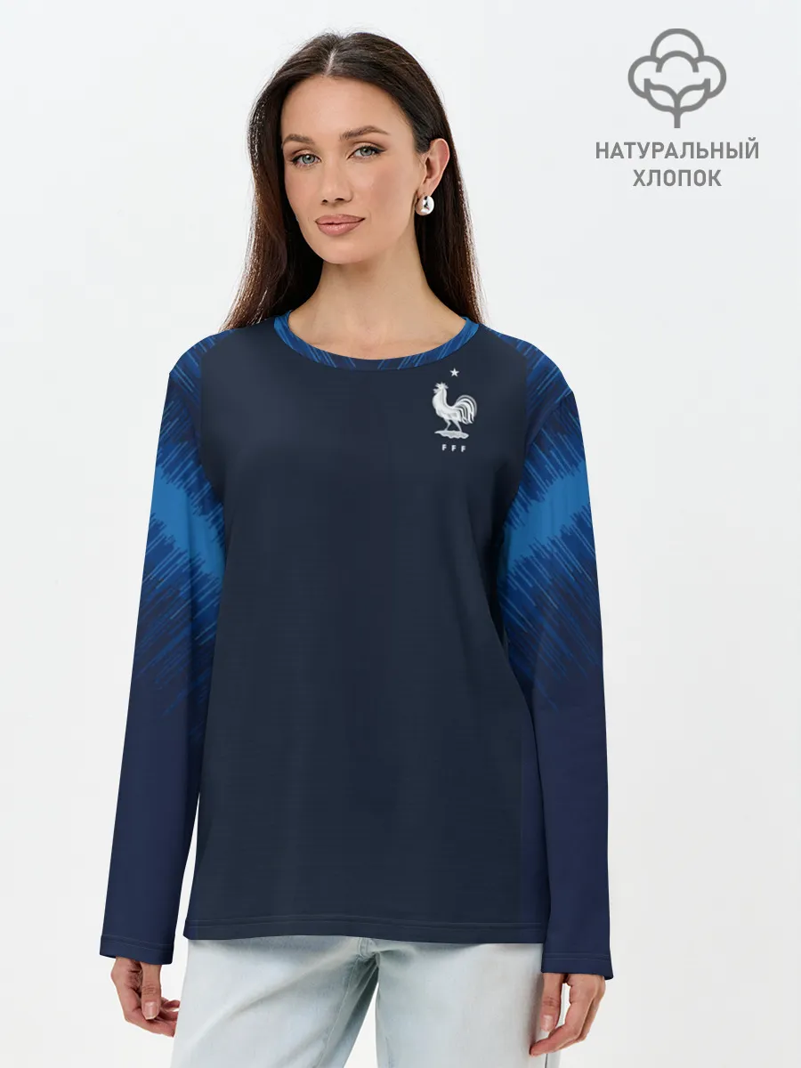 Лонгслив женский. Хлопок / France home WC 2018