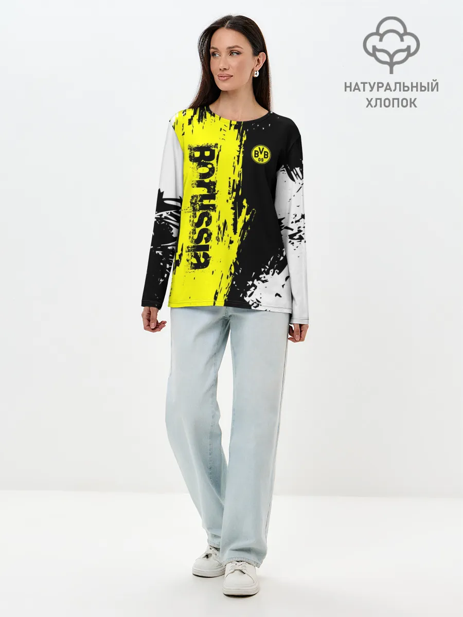 Лонгслив женский. Хлопок / BORUSSIA SPORT