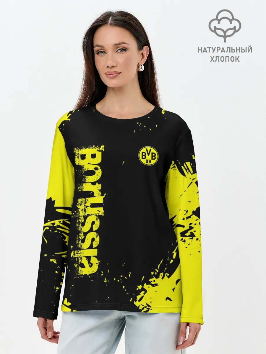 Лонгслив женский. Хлопок / BORUSSIA SPORT