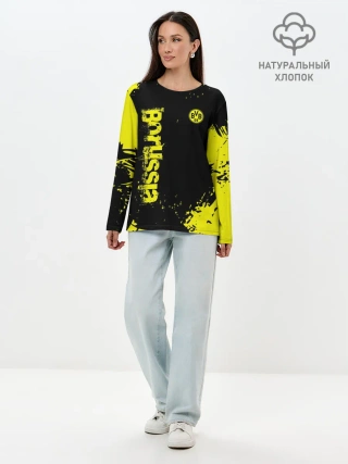 Лонгслив женский. Хлопок / BORUSSIA SPORT