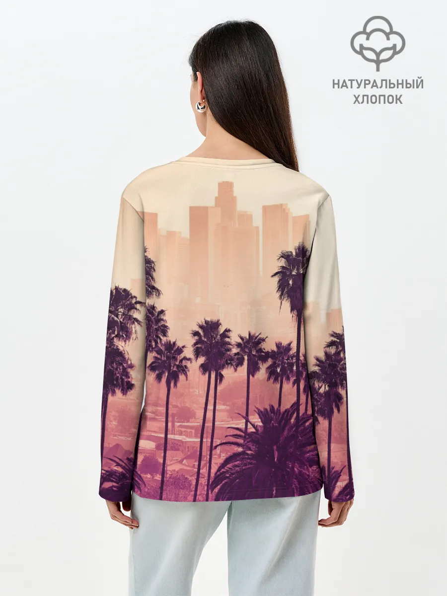 Лонгслив женский. Хлопок / Los Angeles