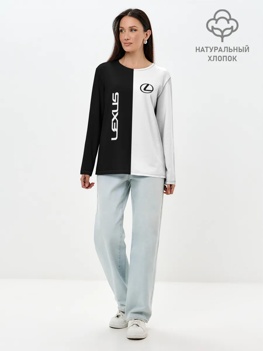 Лонгслив женский. Хлопок / Lexus