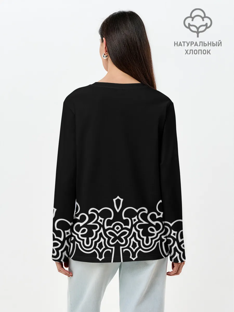 Лонгслив женский. Хлопок / NieR Automata