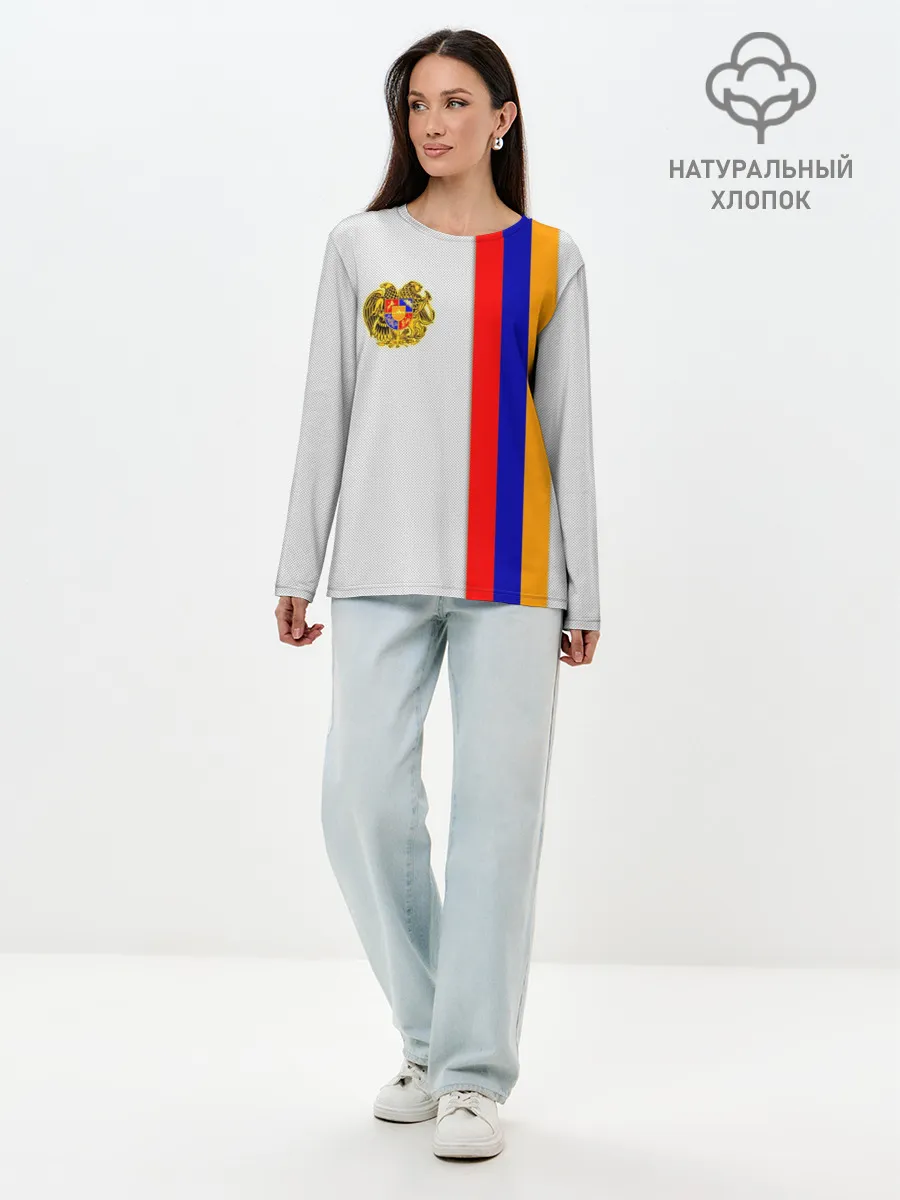 Лонгслив женский. Хлопок / I Love Armenia