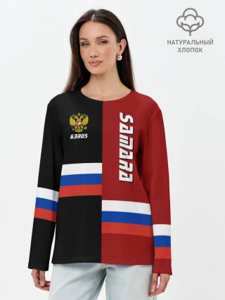Лонгслив женский. Хлопок / SAMARA