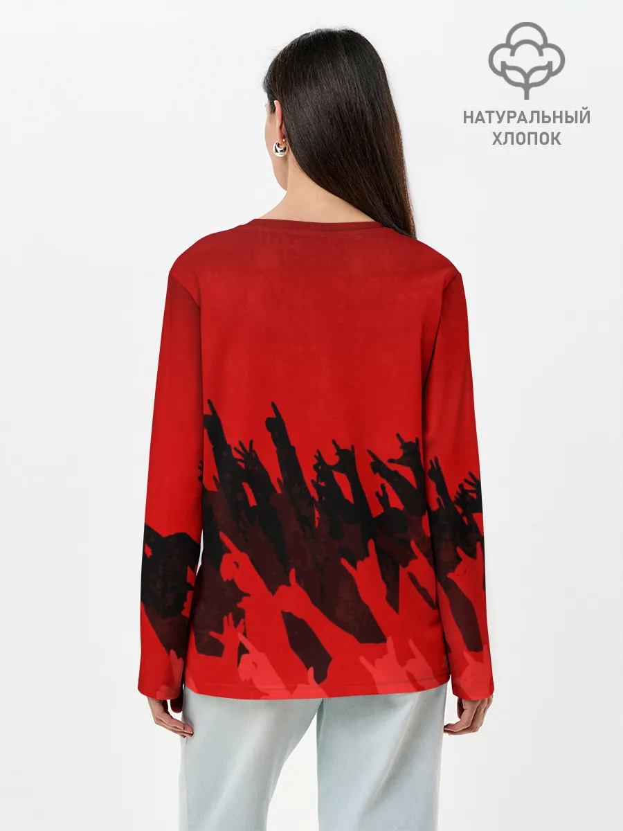 Лонгслив женский. Хлопок / Агата Кристи