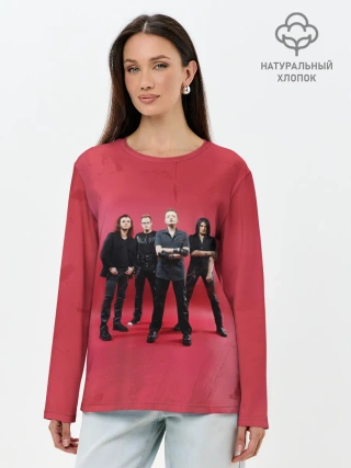 Лонгслив женский. Хлопок / Агата Кристи