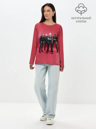 Лонгслив женский. Хлопок / Агата Кристи