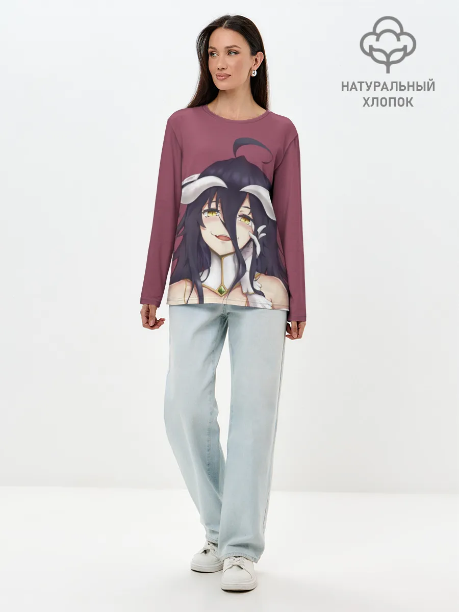 Лонгслив женский. Хлопок / Albedo Overlord