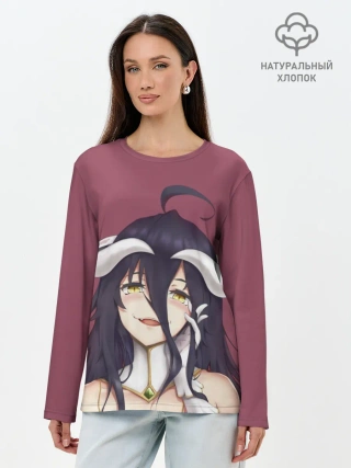 Лонгслив женский. Хлопок / Albedo Overlord