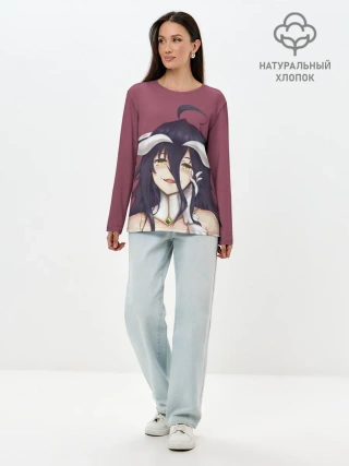 Лонгслив женский. Хлопок / Albedo Overlord