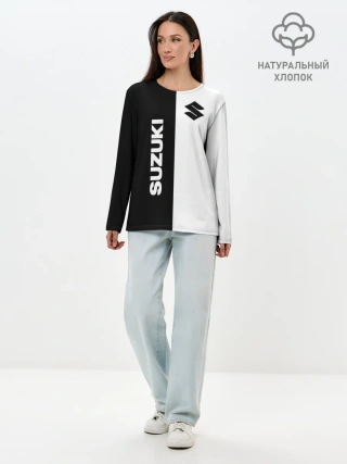 Лонгслив женский. Хлопок / Suzuki