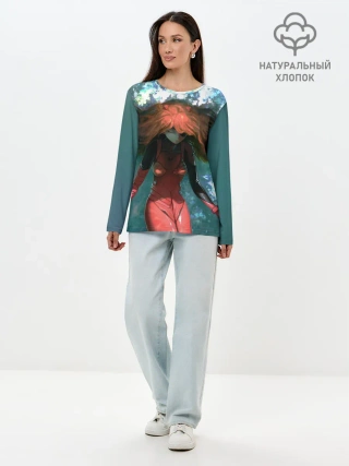 Лонгслив женский. Хлопок / Rei Ayanami