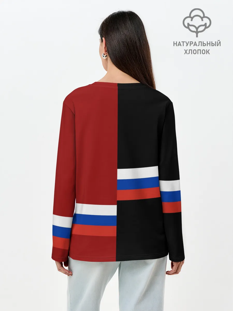 Лонгслив женский. Хлопок / MURMANSK