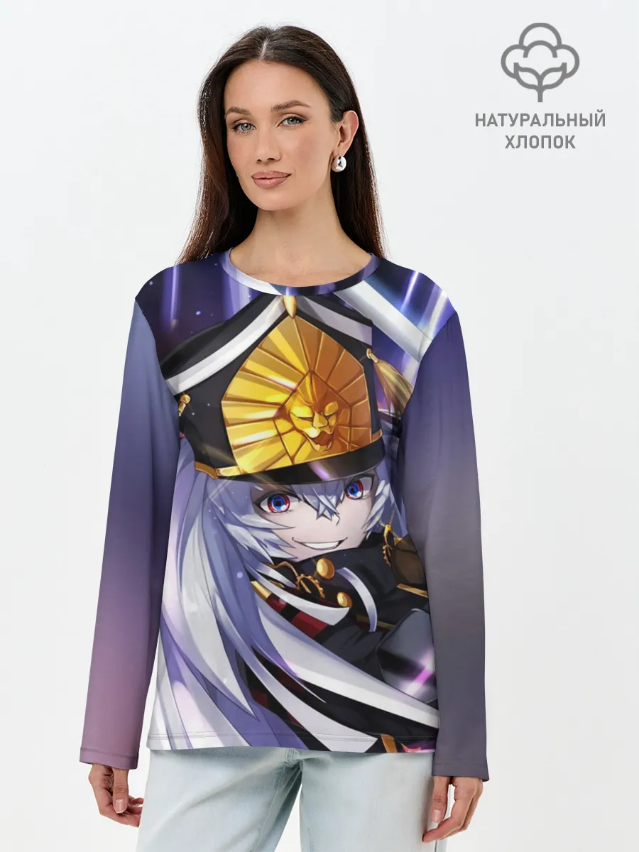Лонгслив женский. Хлопок / Re:Creators
