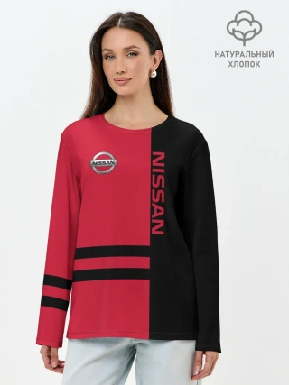 Лонгслив женский. Хлопок / Nissan