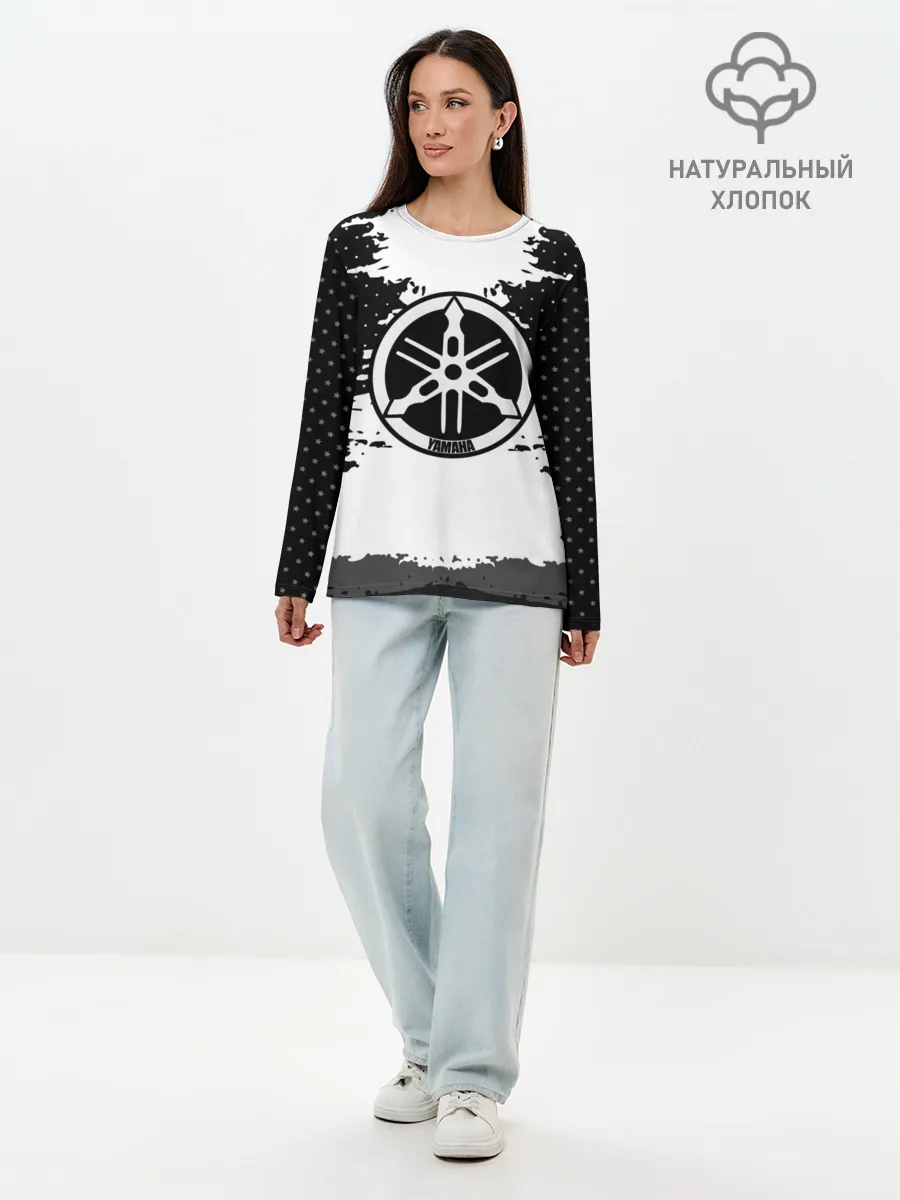 Лонгслив женский. Хлопок / Yamaha