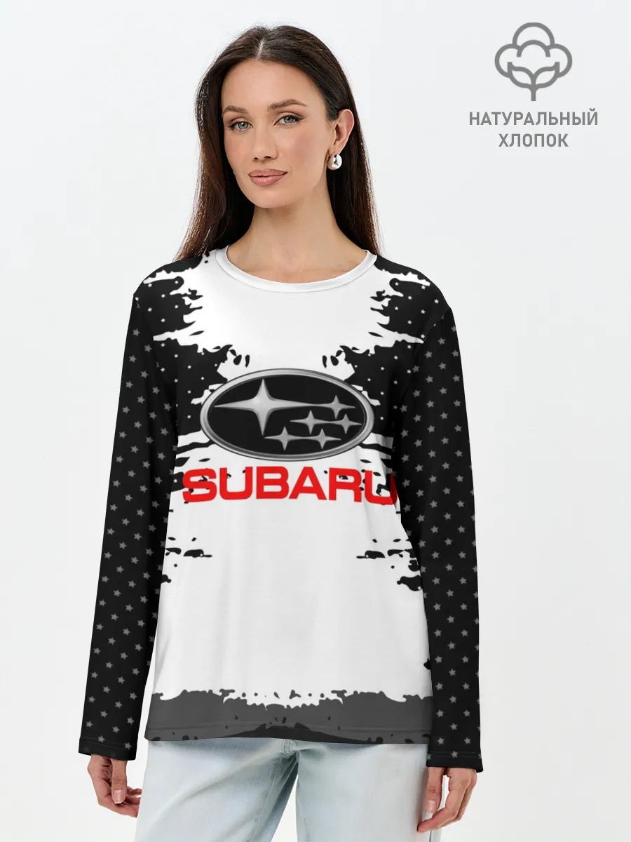 Лонгслив женский. Хлопок / Subaru