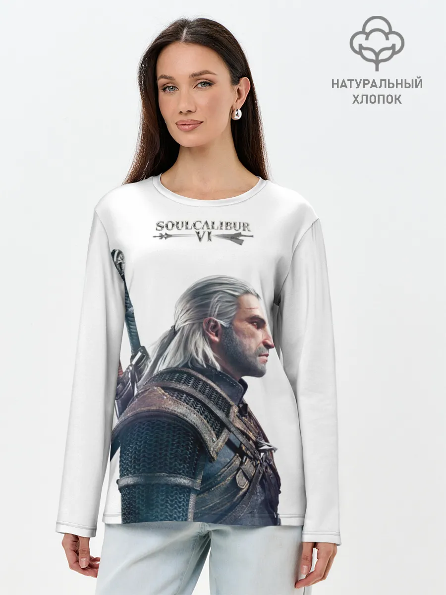 Лонгслив женский. Хлопок / Soulcalibur VI