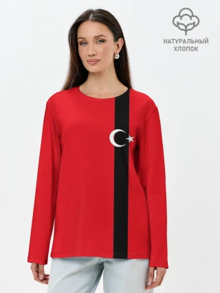 Лонгслив женский. Хлопок / Турция лента