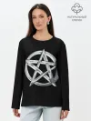Лонгслив женский. Хлопок / Пентаграмма