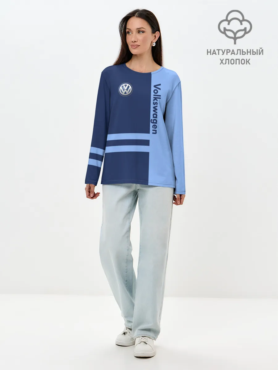 Лонгслив женский. Хлопок / Volkswagen