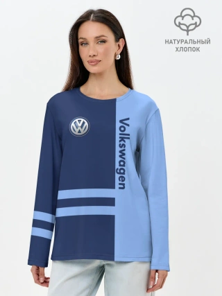 Лонгслив женский. Хлопок / Volkswagen