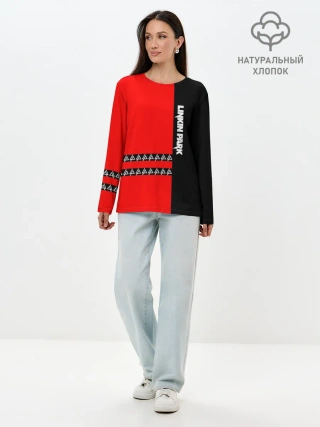 Лонгслив женский. Хлопок / Linkin Park