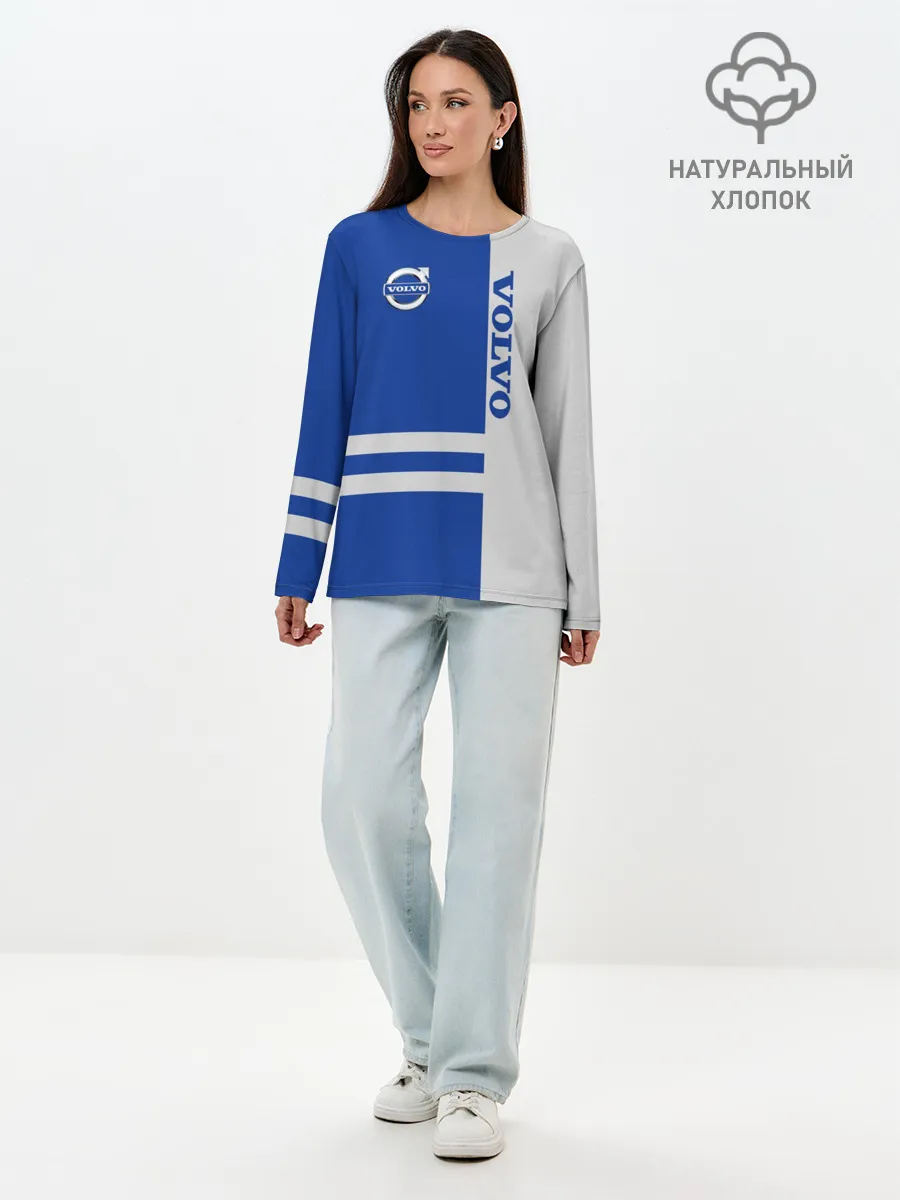 Лонгслив женский. Хлопок / Volvo