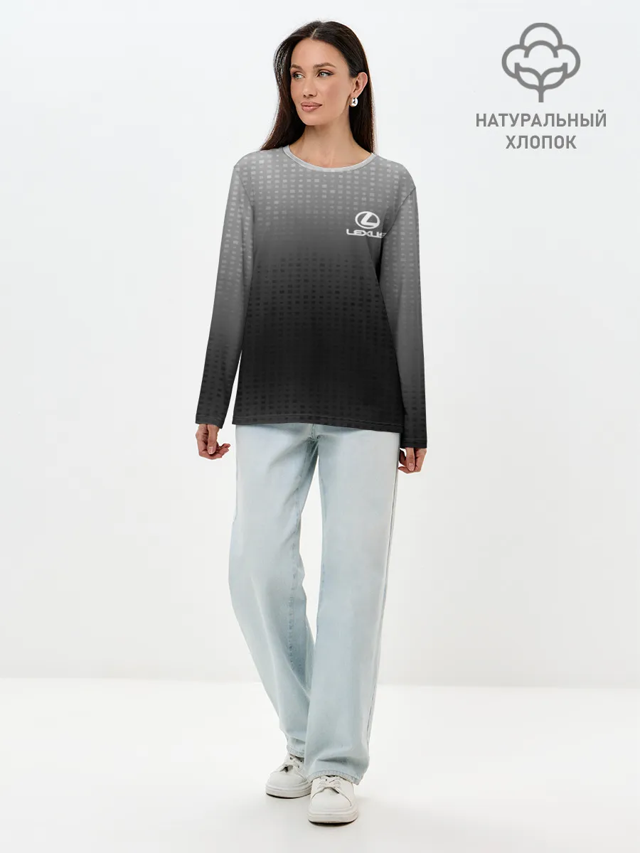 Лонгслив женский. Хлопок / Lexus sport collection