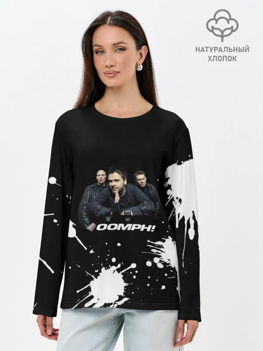 Лонгслив женский. Хлопок / Группа OOMPH!