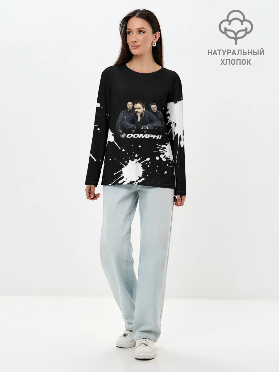 Лонгслив женский. Хлопок / Группа OOMPH!