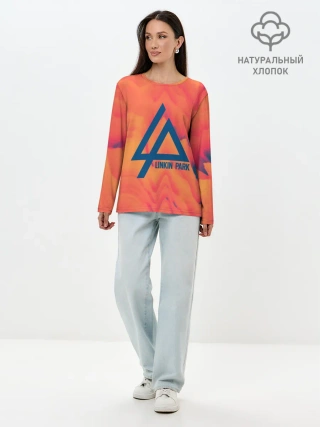 Лонгслив женский. Хлопок / LINKIN PARK