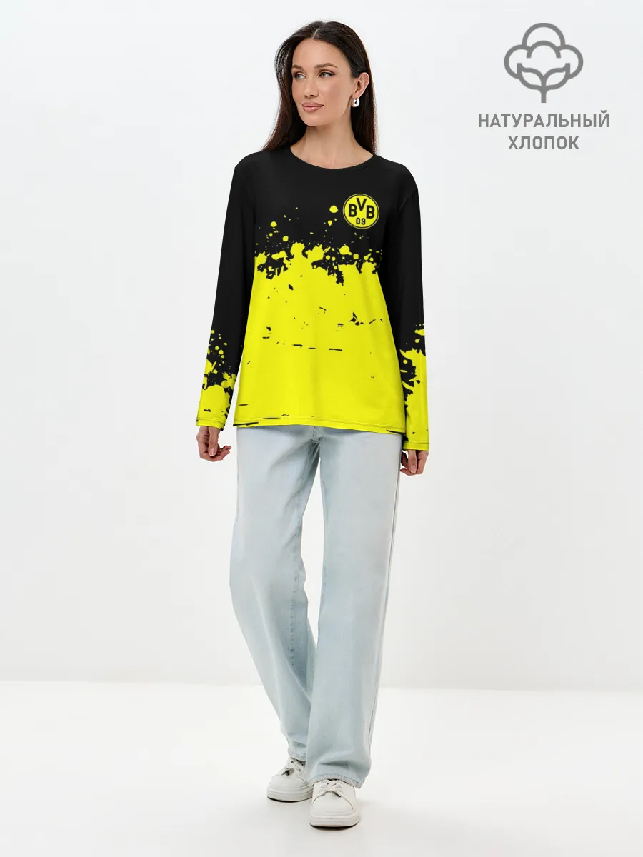 Лонгслив женский. Хлопок / BORUSSIA SPORT