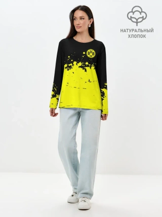 Лонгслив женский. Хлопок / BORUSSIA SPORT