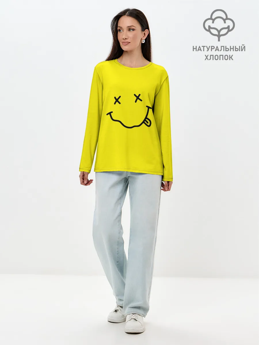 Лонгслив женский. Хлопок / Nirvana