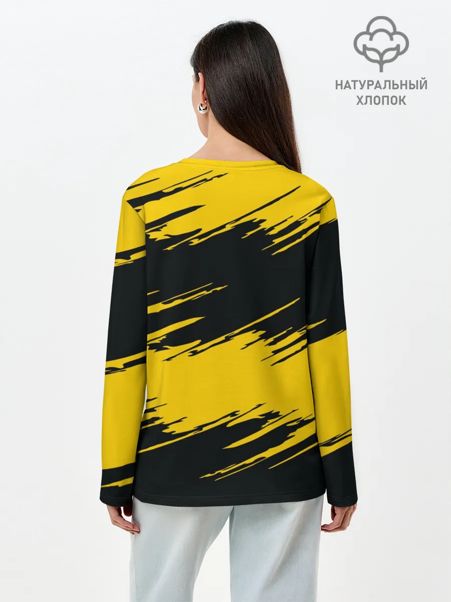 Лонгслив женский. Хлопок / Боруссия